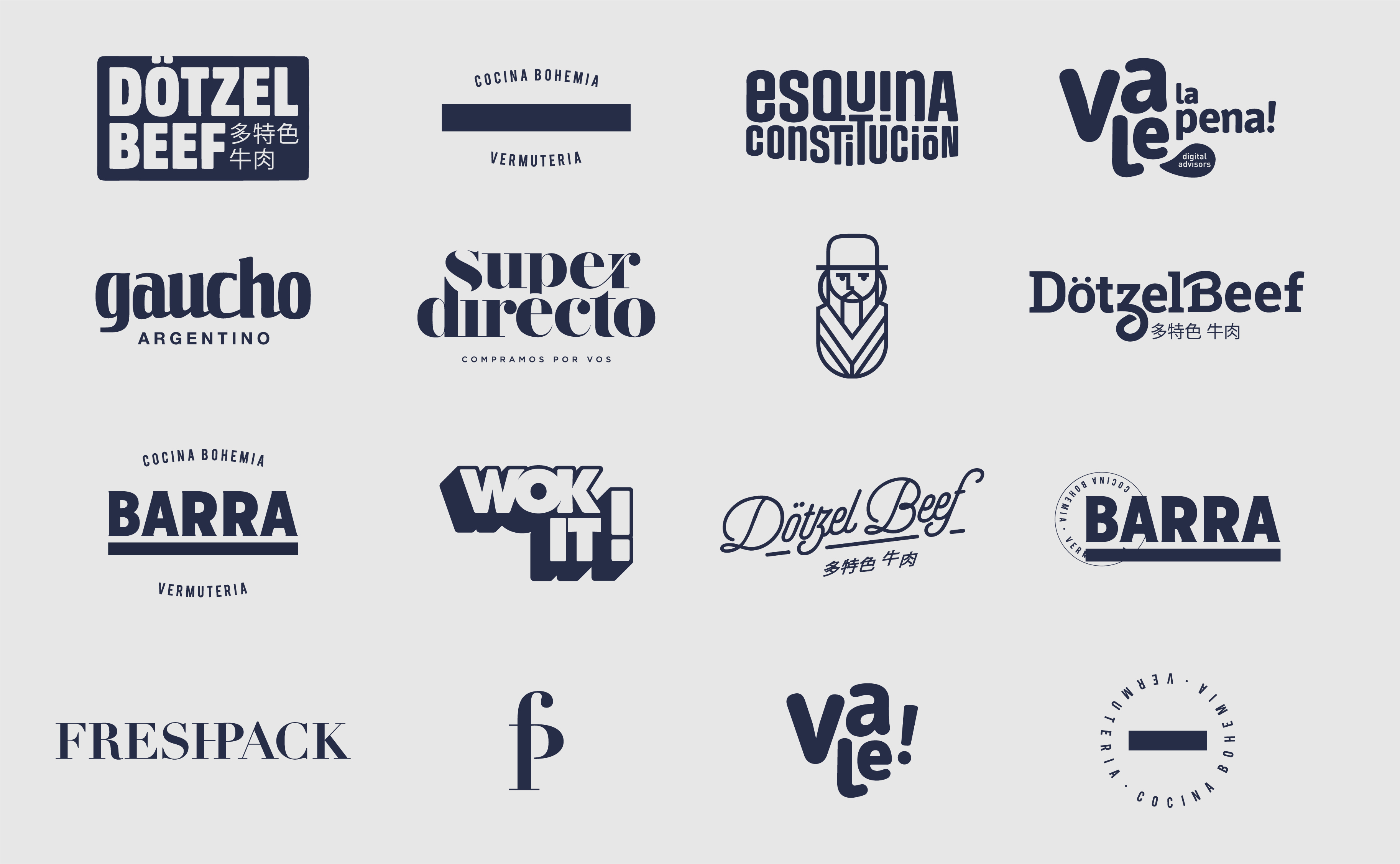 Logofolio - Selección de logotipos desarrollados para marcas diversas